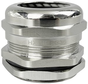 TRU COMPONENTS  Dławnica kablowa  PG36  mosiądz (niklowany) Dławnica kablowa TRU COMPONENTS TC-10305396, 1 szt.