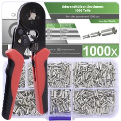 Zestaw końcówek rurkowych Quadrios 23T034 23T034, Bez izolacji, 1 zest.