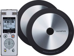 Dyktafon cyfrowy Olympus DM-720 Meet & Record Kit Large V414111SE020, 4 GB, Czas nagrywania (maks.): 985 h