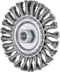 PFERD Szczotka okrągła pleciona RBG Ø 115 x 12 mm Drut stalowy M14 Ø 0,50 do szlifierki kątowej 43312002 1 szt.