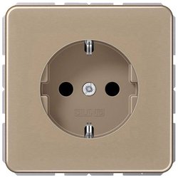 Jung CD1520GB Styk uziemienia 16A 250V Brąz Gniazdo z uziemieniem Jung CD1520GB brąz