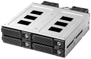 JouJye JJ-N-49NVMe Ramka montażowa dysku twardego 5,25 cala do 2,5 cala U.2 NVMe PCIe 3.0 x4, U.2 NVMe PCIe 4.0 x4