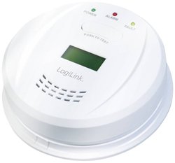 LogiLink SC0111 Czujnik czadu   bateryjne Wykrywanie Tlenek węgla