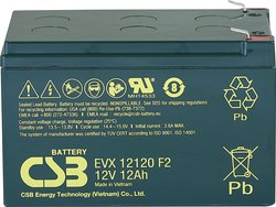 Akumulator ołowiowy CSB Battery EVX 12120 EVX12120F2, AGM, 12 V, 12 Ah