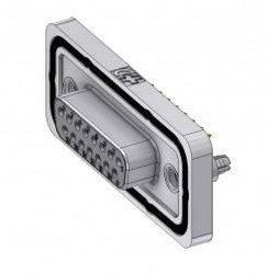 Złącze żeńskie D-Sub Deltron Connectors DTSWM15SY/2M86UN, rzędy: 2, styki: 15, 180 °, 1 szt.