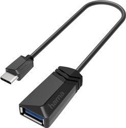 Hama przejściówka USB OTG, wtyk USB-C - gniazdo USB, USB 3.2 Gen1, 5 Gbit/s adapter USB, USB-C Hama 00200312