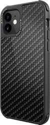 Black Rock Cover „Robust Real Carbon” do Apple iPhone'a 12 mini, czarny Futerał backcase Black Rock ''Robust Real Carbon'' iPhone 12 mini czarny