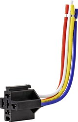 Gniazdo przekaźnika samochodowe TRU COMPONENTS JD1912-40A TC-9095352, 1 szt.