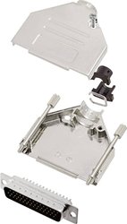 Zestaw listew męskich D-Sub encitech DTCK25-HDP44-K 6355-0062-03, rzędy: 3, styki: 44, 180 °, 1 zest.