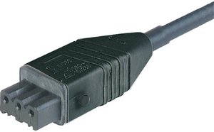 Adapter przyłączeniowy sieci zasilania złącze żeńskie zasilania - z wolnym końcem Hirschmann STAK 3K 3 + PE czarny 5.00 m 1 szt.