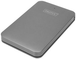 Obudowa SSD/HDD SATA, 2,5", USB3.0, do dysków twardych SATA 2,5",, chipset:JMS578 Obudowa na dysk twardy 2,5'' (6,35 cm) Digitus DA-71114 DA-71114