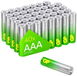 Bateria AAA/R03 GP Batteries Super  1.5 V 40 szt.