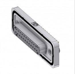 Złącze żeńskie D-Sub Deltron Connectors DTSWM25SY/2M85UN, rzędy: 2, styki: 25, 180 °, 1 szt.