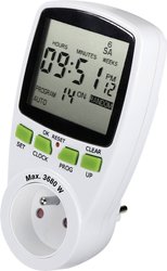 Cyfrowy programator tygodniowy FR Renkforce 1289404, 3680 W