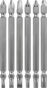 Zestaw podwójnych bitów INDUSTRIAL STEEL, 1/4&quot,, 6 szt. Bity kwb  120910 6 szt.
