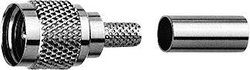 Złącze Mini UHF Telegärtner J01045F0000 J01045F0000 złącze męskie proste 50 Ω 1 szt.