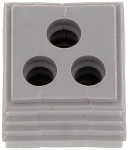 Element uszczelniający CONTA-CLIP KDS-DE 3X5-6 GR 28688.6, (D x S x W) 20.3 x 20.3 x 17.7 mm, termoplastyczny elastomer, 10 szt.