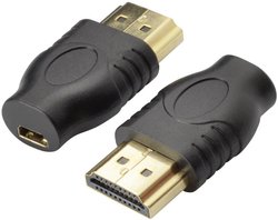 Przejściówka, adapter HDMI SpeaKa Professional SP-7869748, [1x złącze męskie HDMI - 1x złącze żeńskie Micro HDMI (typ D)]