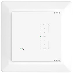 regulator temperatury müller GS 38.11 knx KNX z higrostatem i sygnalizacją świetlną rH z ręczną zmianą temperatury zadanej ±3° Regulator temperatury pomieszczenia z higrostatem Müller 24378   GS 38.11 knx