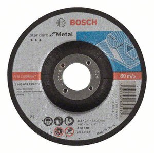 Tarcza tnąca wygięta Bosch Accessories 2608603159 2608603159 115 mm 1 szt.