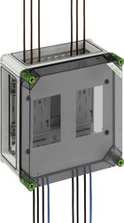 Szafka licznikowa Spelsberg GTZ 22-t-eHZ 02020201,  320 mm x 320 mm x 179 mm, 1 szt.