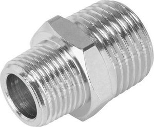 Złączka podwójna FESTO NPFC-D-R14-R38-M      Rozmiar gwintu: R1/4, R3/8 1 szt.