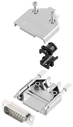 Zestaw listew męskich D-Sub encitech DTPK-M-15-DMP-W-K 6355-8031-02, rzędy: 2, styki: 15, 180 °, 1 szt.