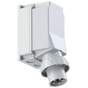 Wtyczka urządzenia naściennego CEE 125A 5p 1h IP67 POWER TWIST Złącze męskie ścienne CEE PC Electric 545-1 125 A