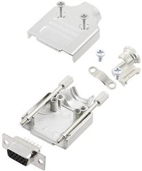 Zestaw listew żeńskich D-Sub TRU COMPONENTS TCMHDM09HDS15K 7708828, rzędy: 3, styki: 15, 180 °, 1 szt.