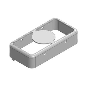 23 x 11,7 x 5 mm Dwuczęściowa bezszwowa ramka RF / EMI Shield FRAME (CRS) Ekranowa rama osłonowa Masach TECH EMI/RFI-Abschirmung MS230-10F, 1 szt.