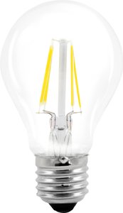 Müller Licht LED E27 6W=51W, ciepła biel, w kształcie żarówki, filament, EEK: A++ Żarówka LED Müller-Licht 400001 E-27 6 W = 51 W 650 lm ciepła biel 1 szt.