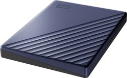 WD My Passport Ultra 2 TB  Zewnętrzny dysk twardy 6,35 cm (2,5'') USB-C® niebieski WDBC3C0020BBL-WESN