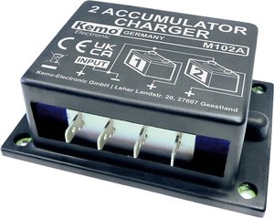 Regulator ładowania Kemo Zweit-Akkulader M102A M102A