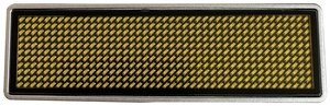 Tabliczka LED  125912 pomarańczowy  44 x 11 Pixel (S x W x G) 93 x 30 x 6 mm