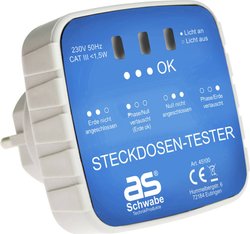 Tester gniazdek AS Schwabe 45100