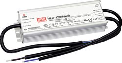 Mean Well HLG-120H-24B Sterownik LED, Transformator LED  Stałonapięciowy, Stałonaprądowy 120 W 5 A 12 - 24 V/DC Ściemniacz, Układ PFC, Zabezpieczenie przed przeciążeniem 1 szt.
