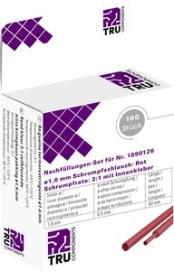 Rurka termokurczliwa z klejem TRU COMPONENTS T1807CA007A, 2:1, od 1.60 mm do 0.50 mm, 100 szt.