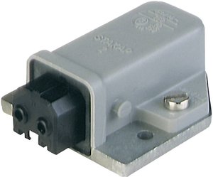 Złącze męskie sieciowe Hirschmann STAKAP 930329106-1, styki: 2 + PE, 250 V, 16 A, 1 szt.