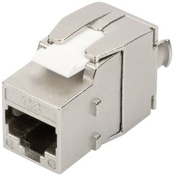 Cat.8.I ekranowany moduł keystone, beznarzędziowy, osłona przeciwpyłowa Moduł podłączeniowy CAT 8.1 Digitus DN-93816 Keystone