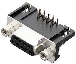 Listwa żeńska D-Sub encitech DRB-09F-TBG-110 2103-2100-11, rzędy: 2, styki: 9, 90 °, 1 szt.