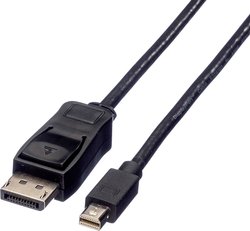 Przejściówka Mini DisplayPort, DisplayPort Value 11.99.5635, ekranowany, 2.00 m