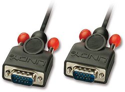 Kabel połączeniowy VGA Lindy bez rdzeni ferrytowych, 15-pol. Wtyczka HD / wtyczka 5m Kabel VGA LINDY LINDY VGA-Anschlusskabel ohne Ferritkern 31443, 5.00 m
