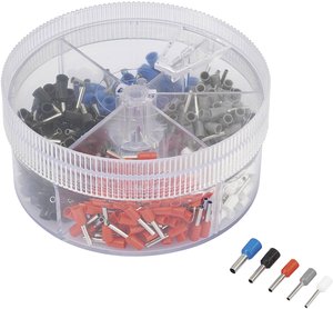 Zestaw końcówek rurkowych TRU COMPONENTS 737074, 0.50 mm² - 2.50 mm², 400 szt.