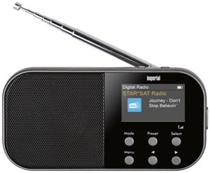 Radio kieszonkowe Imperial DABMAN 15 DAB+, UKW blokada klawiszy, funkcja budzika, wielokrotne ładowanie antracytowy