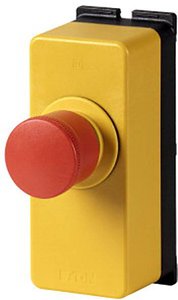 Obudowa, przyciski ZATRZYMANIA AWARYJNEGO / WYŁĄCZANIA AWARYJNEGO, kształt grzybka Przycisk zatrzymania awaryjnego Eaton M22-PV30/FK02/FIY1 199352, 2 NC, 1 szt.