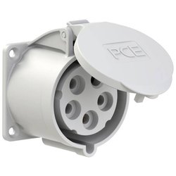 Gniazdo natynkowe CEE proste (70x70mm) 32A 5p 1h IP44/IP54 Puszka montażowa CEE PC Electric 325-1 32 A