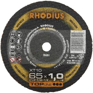 Tarcza tnąca prosta Rhodius XT10 MINI 206801 65 mm 1 szt.