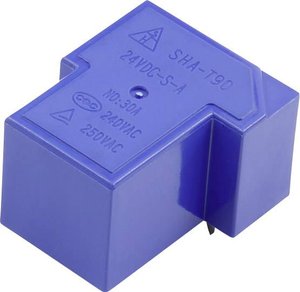 Przekaźnik drukowany SHA-T90 SHA-12VDC-S-A 4pin SHA-T90 SHA-12VDC-S-A 4pin, 28 V/DC, 240 V/AC, 30 A, 1 szt.