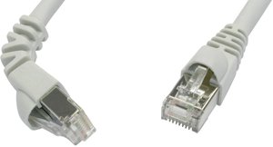 Kabel LAN Telegärtner L00003A0119, 1 szt., RJ45, CAT 6a, S/FTP, 5.00 m, szary