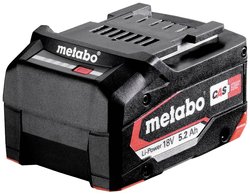Akumulator do elektronarzędzi Metabo Li-Power Akkupack 18 V - 5,2 Ah ''AIR COOLED'' 625028000, Li-Ion, 5.2 Ah, 18 V